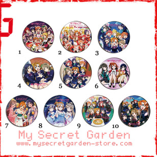 Love Live ! School Idol Project ラブライブ Anime Pinback Button Badge Set 1a or 1b( or Hair Ties / 4.4 cm Badge / Magnet / Keychain Set )